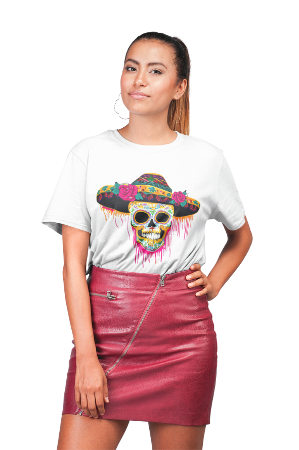 Camiseta calavera mexicana