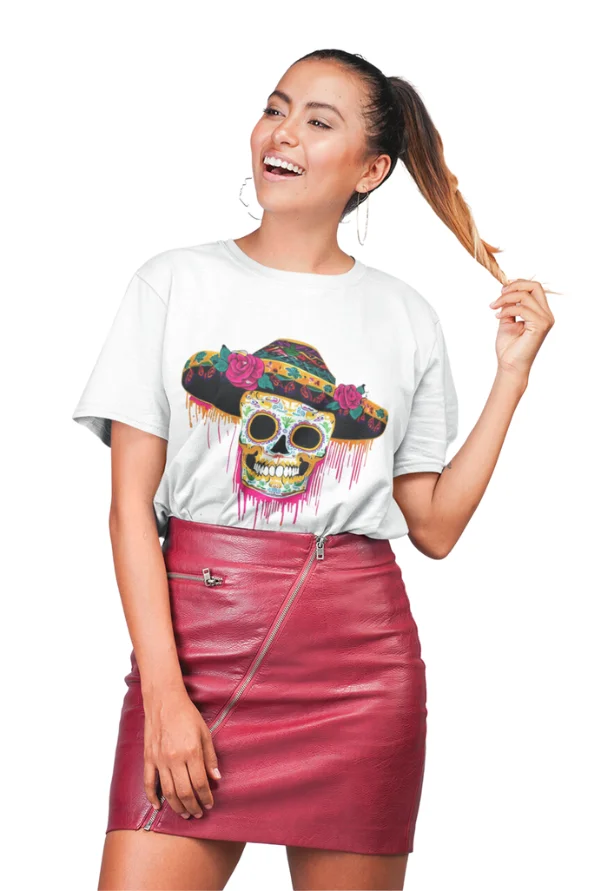 Camiseta calavera mexicana