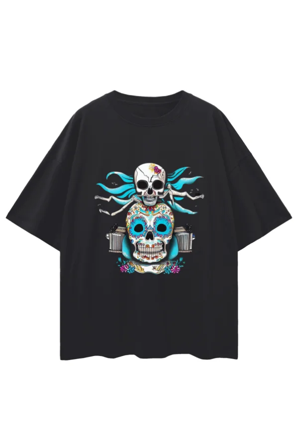 Camiseta Calavera Tango: Melodías de pasión