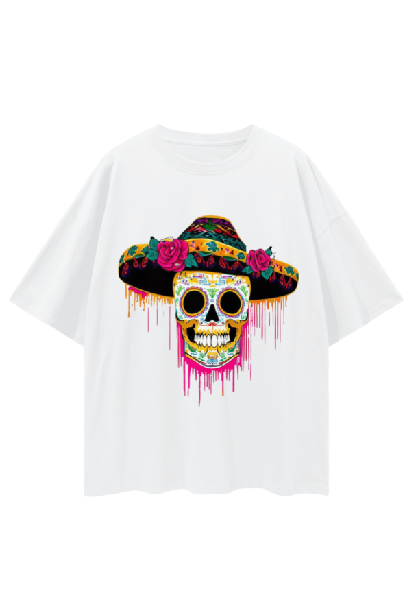 Camiseta calavera mexicana