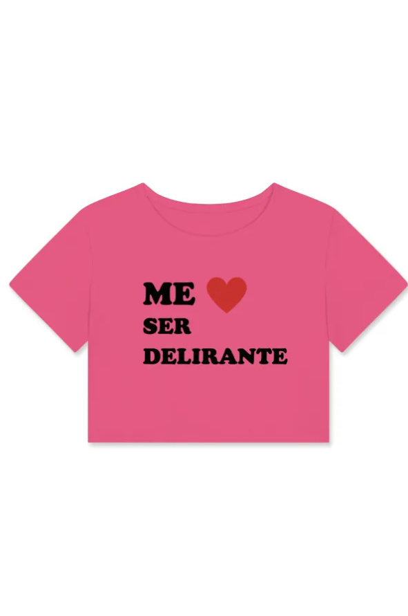 ser delirante Camiseta Babydoll