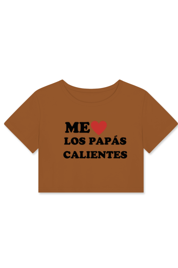 papás calientes Babydoll Camiseta