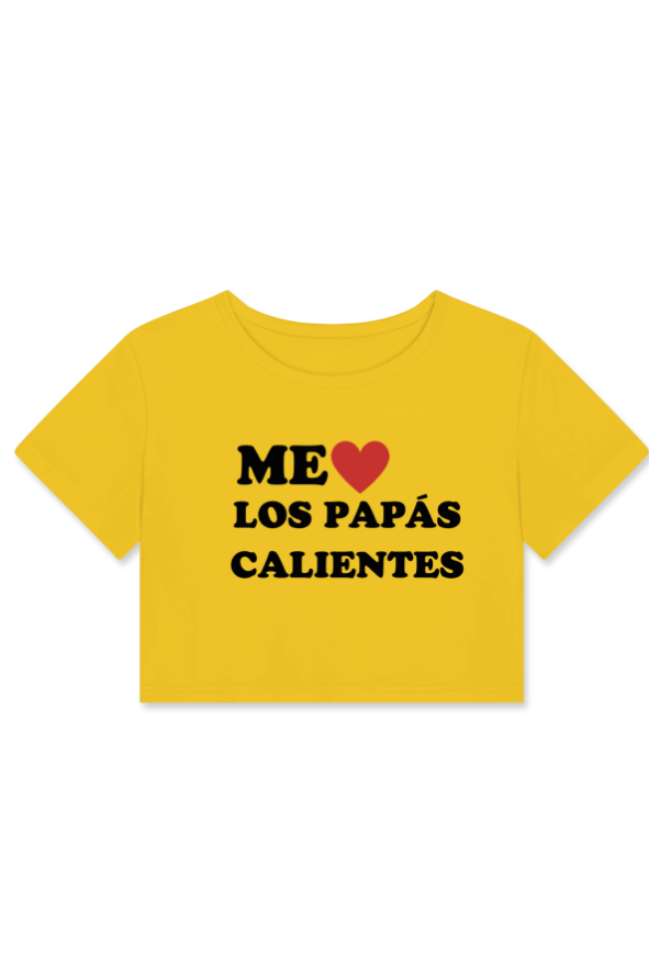 papás calientes Babydoll Camiseta