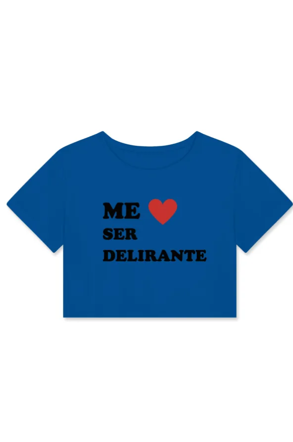 ser delirante Camiseta Babydoll