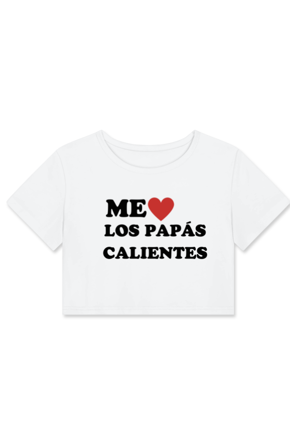 papás calientes Babydoll Camiseta