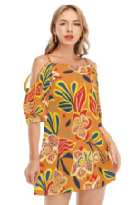 Begonia Wax Dress - Image 5