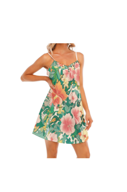 Cami Hibiscus Dress