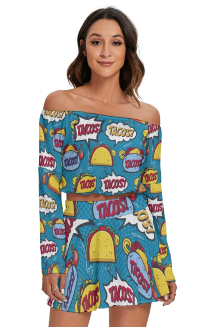 Tacos Comic Clothing Set