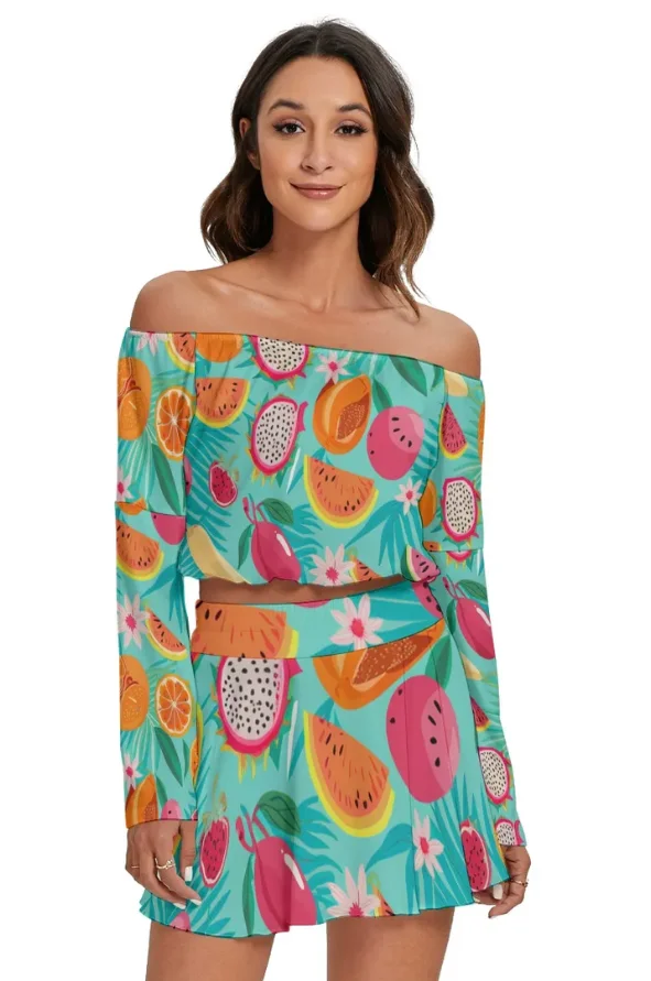 Conjunto de Frutas Tropicales