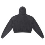 Snow Washed Cropped Hoodie - Image 2