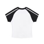 Contrast Stripes Bodycon Raglan  Sleeve T-Shirt - Image 5
