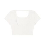 Women's Square Neck Crop T-Shirt - Image 6