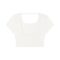 Women's Square Neck Crop T-Shirt - Image 6