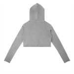 Vintage Washed Raw Edge Hoodie - Image 4