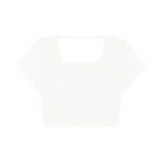 Women's Square Neck Crop T-Shirt - Image 3