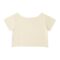 Off-Shoulder Rolled Hem Cotton T-Shirt - Image 6