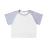 Color-Blocked Raglan Sleeve Crop Top - Image 3