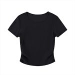 Ruched Bodycon Crop Top - Image 2