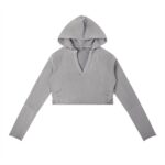 Vintage Washed Raw Edge Hoodie - Image 3