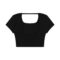 Women's Square Neck Crop T-Shirt - Image 2