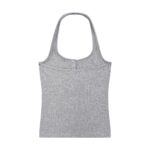 Women's Ribbed Henley Tank Top - Image 6