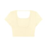Women's Square Neck Crop T-Shirt - Image 8