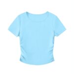 Ruched Bodycon Crop Top