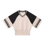 Women's Color Block Ruched T-Shirt - Image 4