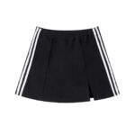 Contrast Side Stripe Slit Skirt - Image 2