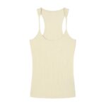 Slim Fit Ribbed Racerback Tank Top - Image 6