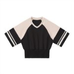 Women's Color Block Ruched T-Shirt - Image 2