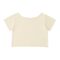 Off-Shoulder Rolled Hem Cotton T-Shirt - Image 5