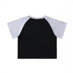 Color-Blocked Raglan Sleeve Crop Top - Image 2
