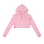 Vintage Washed Raw Edge Hoodie - Image 5