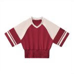 Women's Color Block Ruched T-Shirt