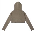 Vintage Washed Raw Edge Hoodie - Image 8