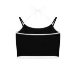 Contrast Binding Halter Tank Top - Image 3