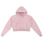 Snow Washed Cropped Hoodie - Image 3