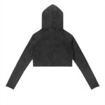 Vintage Washed Raw Edge Hoodie - Image 2