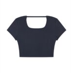 Women's Square Neck Crop T-Shirt - Image 9