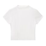 Essential Slim Fit Mock Neck T-Shirt - Image 4