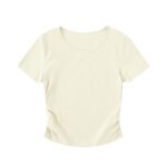 Ruched Bodycon Crop Top - Image 4