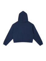 Contrast Side Stripe Cropped Hoodie - Image 8