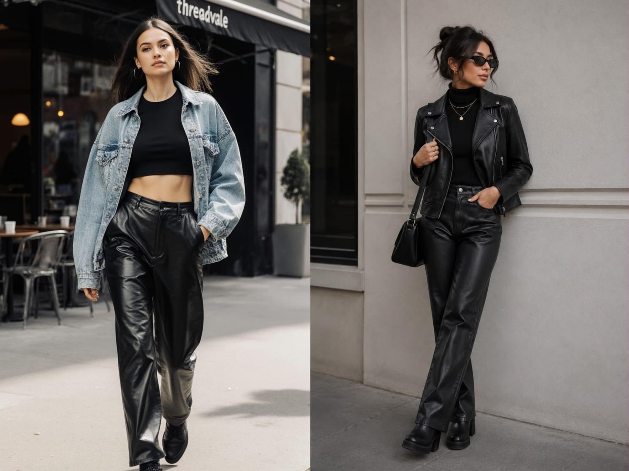 Cómo usar pantalones de piel: 6 outfits que te darán ganas de ponértelos ahora mismo